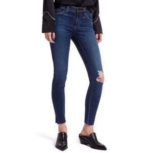 AG Denim Womens The Legging Ankle Super Skinny Ankle Jeans Distressed